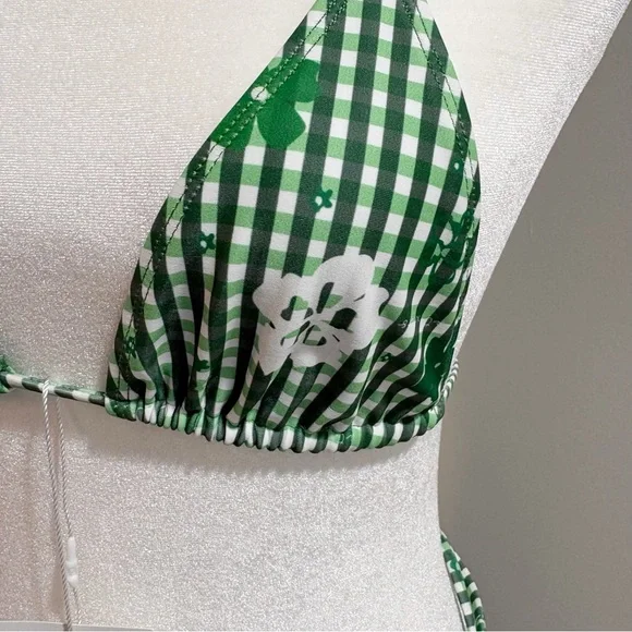 Amelie Teje x Loleia Swim String Bikini Femme in Vert Small Top Medium Bottom - Picture 7 of 16